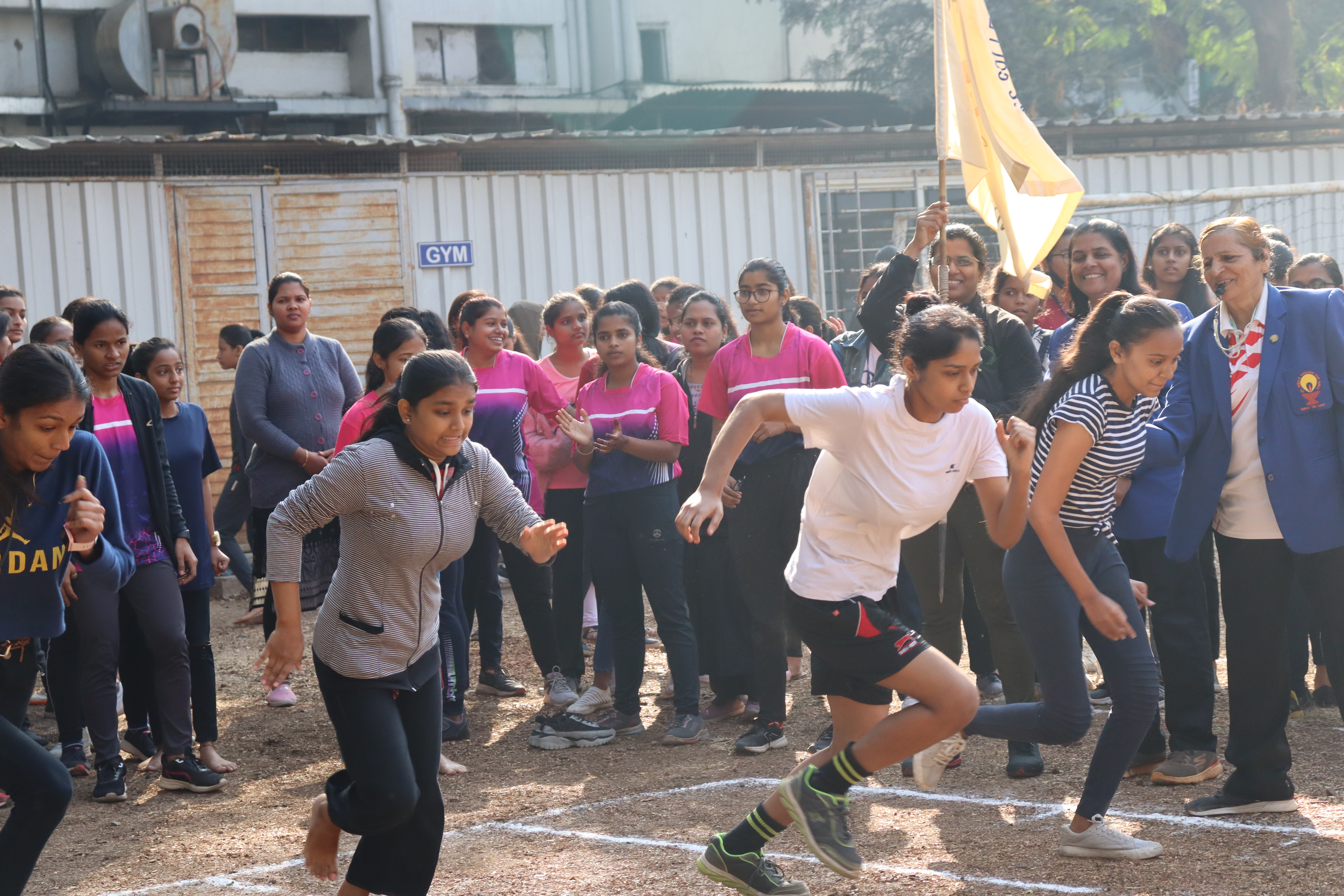 Annual Sports Day Inauguration Ceremony-100 mt Running 